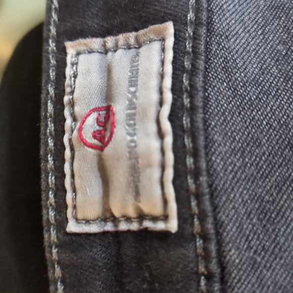 AG Adriano Goldschmied size 24 R color black cigarette leg - Picture 7 of 8